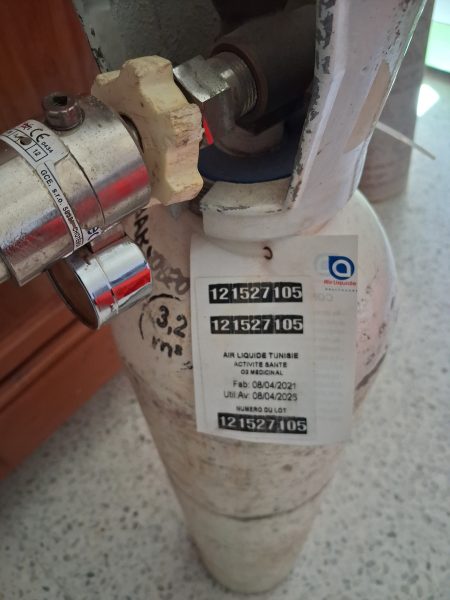 bouteille oxygène médicale 1.2m