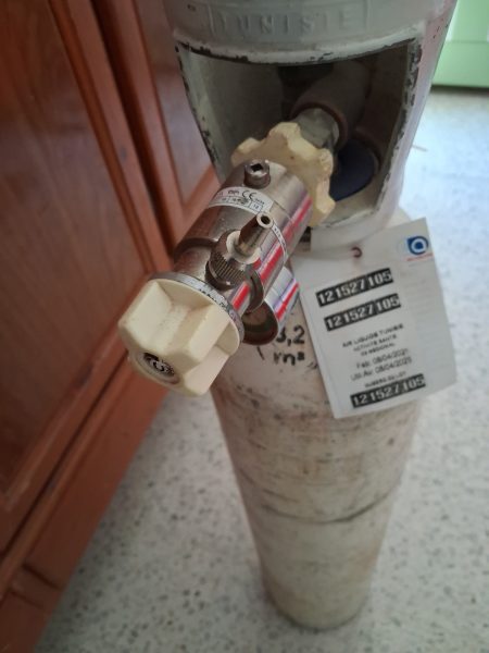 قارورة اكسيجين طبي bouteille oxygène medicale