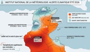Tunisie : Prévisions météo du lundi 14 septembre 2026 – Webmanagercenter